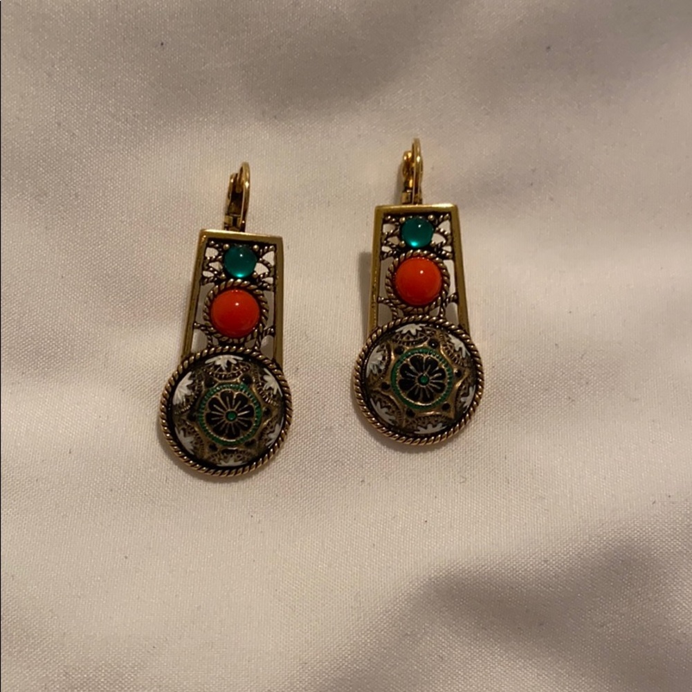 Vintage Mosaic Earrings
